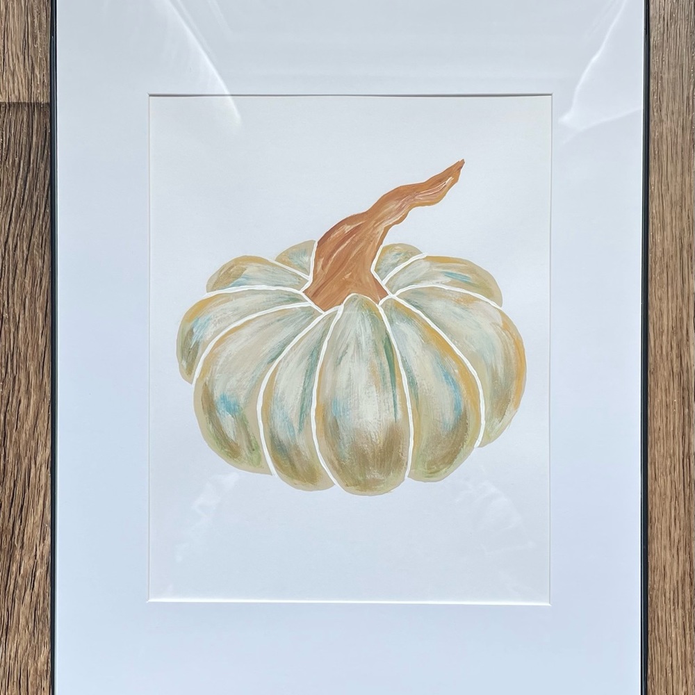 Pumpkin acrylic art